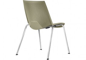 Cadeira-fixa-Strike-empilhável-Bege-estrutura-cromada-HS Móveis6